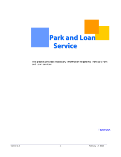 Park and Loan Service