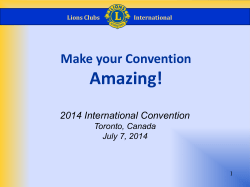 Make your Convention Amazing!