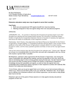 Extension educators ready new crop of agents to serve their counties