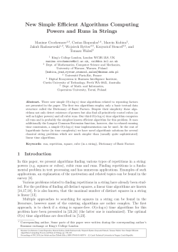 New Simple Efficient Algorithms Computing Powers and