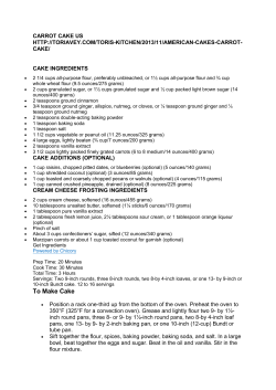 cake additions (optional)