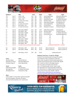 Division 3 Rink Game Team Team Time