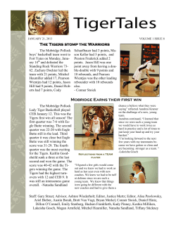 The Tigers stomp the Warriors Mobridge Earns their first win