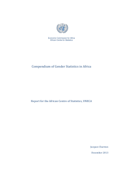 or Gender - United Nations Economic Commission for Africa