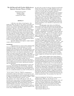 The Self Beyond Itself - International Institute of Informatics and
