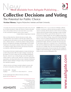 Collective Decisions and Voting