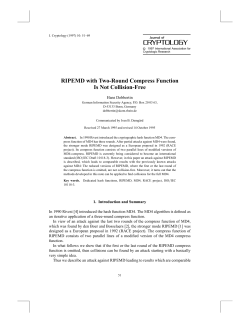 RIPEMD with Two-Round Compress Function Is Not Collision-Free