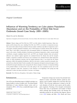 Israeli Case Study: 2001&ndash;2005