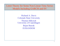 Limit Theory for Some Non-Linear Time Series Models Including