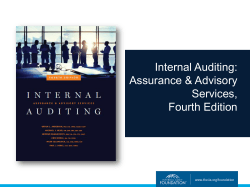 Internal Auditing - The Institute of Internal Auditors