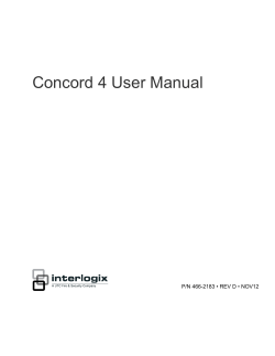 Concord 4 User Manual