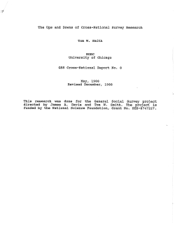 CNR08 - General Social Survey