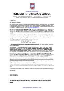 Opportunities and Excellence - Belmont Intermediate School