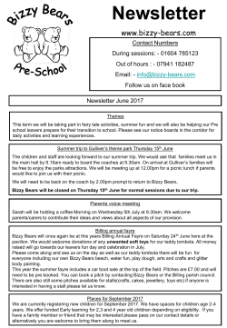 Pre School June 2017