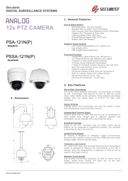 Secubest DIGITAL SURVEILLANCE SYSTEMS 12x PTZ CAMERA