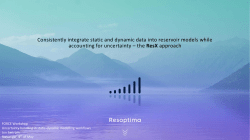 Consistently integrate static and dynamic data into reservoir