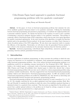 Celis-Dennis-Tapia based approach to quadratic fractional