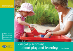 about play and learning - Kingdom Kids Early Learning Centre