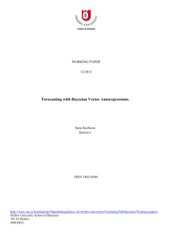 Forecasting with Bayesian Vector Autoregressions