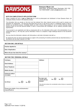 application form