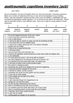 posttraumatic cognitions inventory (pcti)