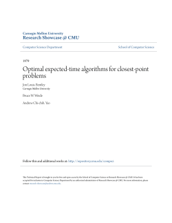 Optimal expected-time algorithms for closest