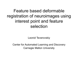 IPandFeatureSelectio.. - Carnegie Mellon School of Computer Science