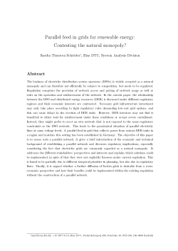 Parallel feed-in grids for renewable energy: Contesting the natural