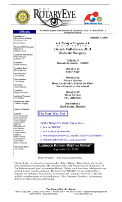 Newsletter -- October 1, 2008