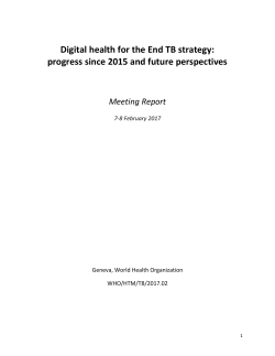 Digital health for the End TB strategy: progress since 2015 and