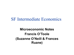 SF Intermediate Economics