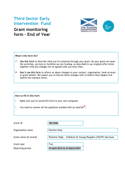 Positive Help April 2015