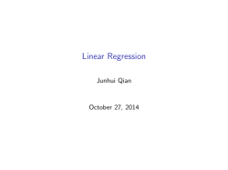 Linear Regression