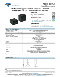 F339X1 330VAC Datasheet