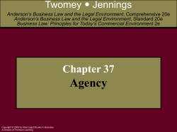 Anderson`s Business Law 20e