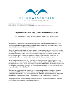 Proposed Rules Good Step Toward Safer