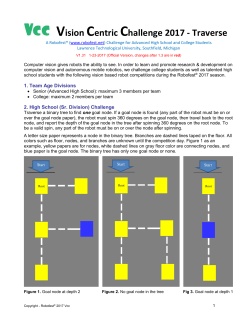 The robot starts when green light is on