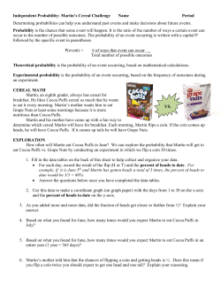 076 05052015 Probability (cereal math)