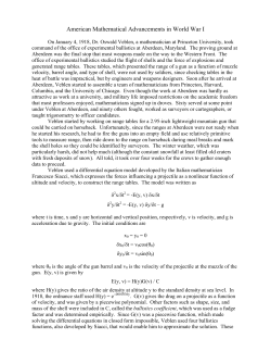 American Mathematical Advancements in World War 1