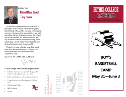 Men`s Basketball Camp