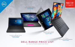 DELL RANGE PRICE LIST