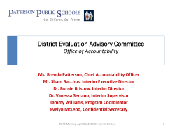 Non Tested Grades and Subjects (NTGS): Evaluating Teachers