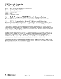 NXT Connection Troubleshooting.fm
