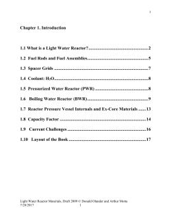 Chapter 1 Introduction to Light-water Core Materials