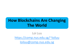 Blockchains: Overview and Landscape