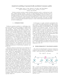 Analytical modeling of parametrically-modulated transmon