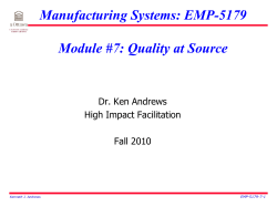 Mistake-proofing, Poka-Yoke