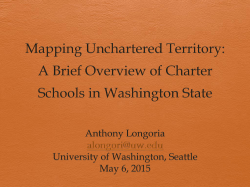 A Brief Overview of Charter Schools in Washington State