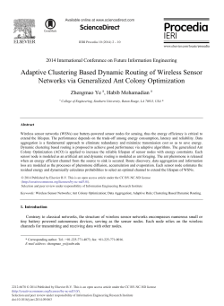 Adaptive Clustering based Dynamic Routing of