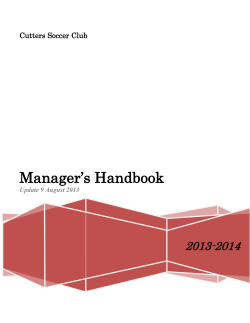 Manager`s Handbook